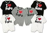 (アイラブパパアンドママ)【I lovePaPa&Mama】 アイラブパパ&ママ ラブ小悪魔 綿スムス ちびオール ロンパース カバーオール 60cm/70cm 70 ママ杢グレー