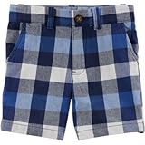 カーターズ Carter's/ プラッドフラットフロントショーツ ブルー ボトムスショートパンツ 4歳【並行輸入】