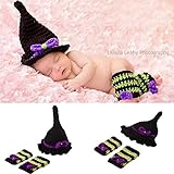 PANCY ベビー服 ベビー用 コスチューム 寝相アート 新生児 着ぐるみ 2点セット 出産祝い プレゼント かわいい ウィッチ