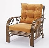 ラタン ソファ ソファー 1人掛け 籐椅子 籐の椅子 SH38cm ラタン家具 IMY631B　今枝商店