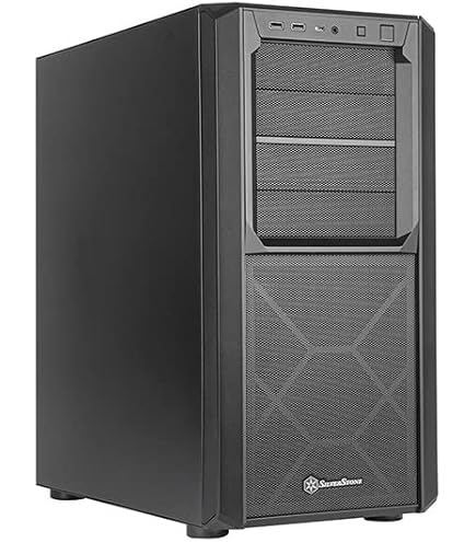 【新品(開封のみ)】 SILVERSTONE　PCケース SST-SEH2M-B　ブラック Amazon.co.jp: Silverstone SST-SEH2M-B PCケース ミニタワー micro