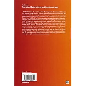 International Business Mergers and Acquisitions in Japan