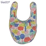 オーシャン＆グラウンド｜ベビースタイ｜カラフルクラウド柄｜ピンク