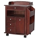 多機能ワゴン 【キャスター付き/大容量収納/ブックスタンド有り/サイドテーブルとして】