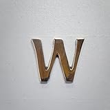 真鍮レターゴールド 45mm 小文字w