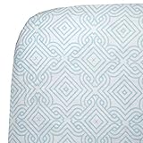 Oliver B Crib Sheet - Sea Green Stems by Oliver B