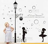 Blow Bubbles Streetlight Nursery Wall Decals Stickers Wall Decal Decor Sticker Removable r for Nurse