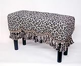 ジェニファーテイラー 角型スツール オットマン ソファ レオパルドカラー,豹柄