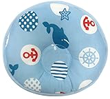 タックコーポレーション 冷感ベビーリングまくら (Aqua dot) ≪新生児用≫ 約18×22cm 1562-B