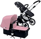Bugaboo Buffalo Complete Stroller - 2015 - Soft Pink - Aluminum/Black by Bugaboo [並行輸入品]
