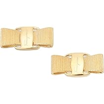 Ferragamo ヴァラ リボン ピアス ゴールド J256057 Ferragamo ヴァラリボン ピアス | ゴールドトーン | FARFETCH JP