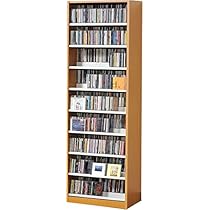 CD複数枚セット Amazon | 963枚収納 CD屋さんのCD/DVDラック 収納力2倍の前後棚