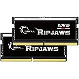 G.SKILL Ripjaws DDR5 SO-DIMM Series DDR5 RAM 32GB (2x16GB) 4800MT/s CL34-34-34-76 1.10V Unbuffered Non-ECC Notebook/Laptop Me