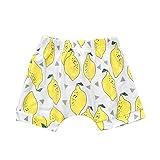 Tovadoo キッズ　男女共用　ショートパンツ　五色入　レモン柄　コットン　面白い　カジュアル　部屋着　パジャマ　遊園地　海遊び