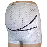 ネトゥル ドット柄クロスベルトマタニティガードル M オフホワイト 4501