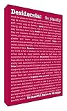 Feel Good Art A2 Modern Gallery Wrapped Typographic Thick Box Canvas (24 x 16-Inch, Raspberry, Desid