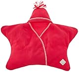 Tuppence & Crumble タッペンスアンドクランブル 星型アフガン Star Wrap スターラップ 0-4ヶ月用 ブライトピンク