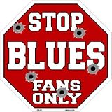 スマートブロンドBluesファンのみメタルノベルティOctagon Stop Sign bs-301