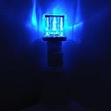 色いろソーラー工事灯・幅80mm/コーン用ジョイントセット（点滅・青/はかま付）