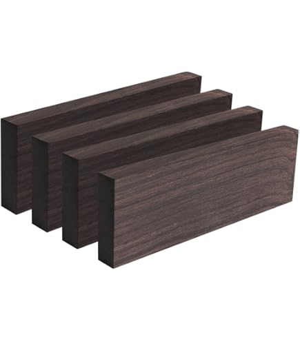 Amazon.co.jp: 黒檀材ブラックウッドブロック木材材料 エボニー 木材