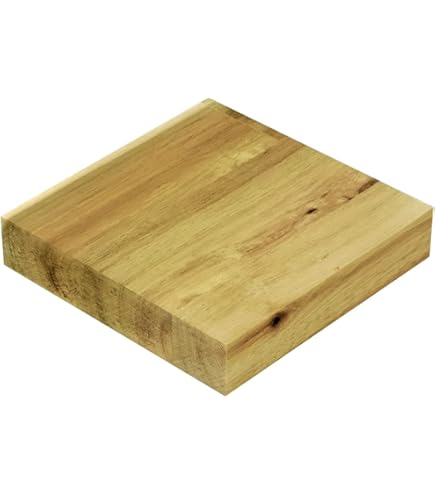 Amazon.co.jp: ゴム（ラバーウッド）無垢集成材 フリー板 600×500×30mm