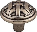 トップノブm158 Tuscany 1 – 1 / 4インチ直径マッシュルームキャビネットノブ、 -x1 1/4"x1 1/16" M158 1