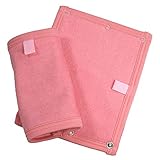 プラチナムベイビー★日本製♪よだれパッド★ストラップホルダー付き (アプリコット)