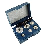 YUANSHOP1 校正分銅セット はかり用分銅 重量校正分銅セット205g（5/10/20/20/50/100g） デジタルジュエリースケールに対応