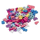 Lovoski 木製　DIY　おもちゃ　100個　教育用品　　カラフル　ビーズ　智力開発　100個入り　全2種類 - 数字