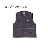 寅壱 ベスト 7260-611 L 19:ダークパープル