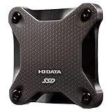 I/Oデータ USB3.1（Gen1）対応 外付けポータブルSSD 1.0TB（スモーキーブラック） SSPH-UT1K