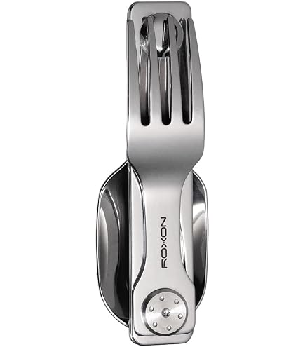 Amazon | [バーゴ] VARGO Titanium Knife & Spoon & Folk Set T-202
