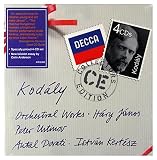 Kodaly コダーイ / 管弦楽曲集(ドラティ&フィルハーモニア・フンガリカ)、歌劇『ハーリ・ヤーノシュ』全曲(ケルテス&ロンドン響)(4CD)