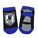 ベビーソックス 滑り止め付き JFA サッカー サムライブルー pz-tr14278 ブラック