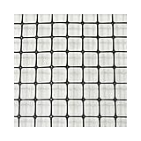プラスチックネット トリカルネット MS-2 黒 幅100cm×長さ100ｍ巻 目合い20×21mm JQ