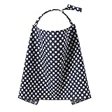 Fletion Breathable 100% Cotton Baby Infant Breastfeeding Nursing Cover Up Mum Breast Feeding Apron S