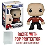 Funko POP TV :スターTrek the Next Generation – Captain jean-luc Picard Vinyl Figure (バンドルwith Popボックスプロテクターケース)