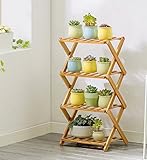 文明的な店-屋外ハーブフラワースタンド/ 竹木製フラワーラック/ランディング多層棚フラワーポットラックスタンドフラワーディスプレイ棚バルコニー用リビングルーム屋内庭屋外フラワースタンド ( 色 : 4