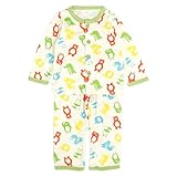 パジャマ ベビー 赤ちゃん 長袖 男の子 前開きパジャマ 腹巻付 寝巻き ルームウェア グリーン-(GR) 90cm