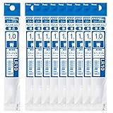 ぺんてる ボールペン替芯 エナージェル 1.0mm XLR10-C 青 10本