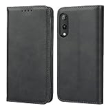 Rakuten Hand 5G ケース Rakuten Hand 4G ケース手帳型 楽天 Hand 4G/5G カバー【COKOVI】Rakuten Hand 5G P780/P710 ケース手帳型 カードホルダー付き 高級PUレザー マグネット吸着 カード収納 スタンド機能 耐衝撃 Rakuten Hand 5G/4G ハードケース (ブラック)
