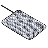 わくわくお食事タイムのベビーランチョンマット・シート　ギンガムチェック（モノトーン）　B0600700　日本製