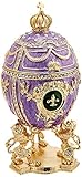 Design Toscano Inc Faberge-style Fleur-de-Lis Enameled Egg by Design Toscano