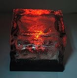 WZYuan Solar Power Energy Clear Glass Ice Rock Brick Paver Light LED Garden Decorative Landscape Pat