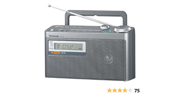 Amazon Co Jp パナソニック Fm緊急警報放送対応fm Am2バンドラジオ Rf U350 S 家電 カメラ