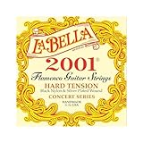 La Bella 2001 Flamenco Hard Tension/Black Nylon+Silver Plated