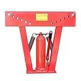12トン 油圧式 パイプベンダー φ13?34mm対応 アダプター6個付き パイプ曲げ機 チューブベンダー パイプ加工
