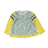 （ショコラ）chocola 長袖チュニックＴシャツ女の子 80 イエロー