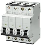 Siemens 5SY44168 Supplementary Protector UL 1077 Rated 4 Pole Breaker 16 Ampere Maximum Tripping Cha