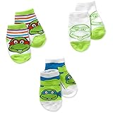ニンジャタートルズ ベビー 靴下 ３足セット ６－１２ヶ月 Teenage Mutant Ninja Turtles [並行輸入品]